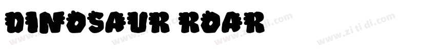 Dinosaur Roar字体转换